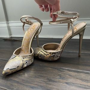 Sam Edelman Snakeskin Heels